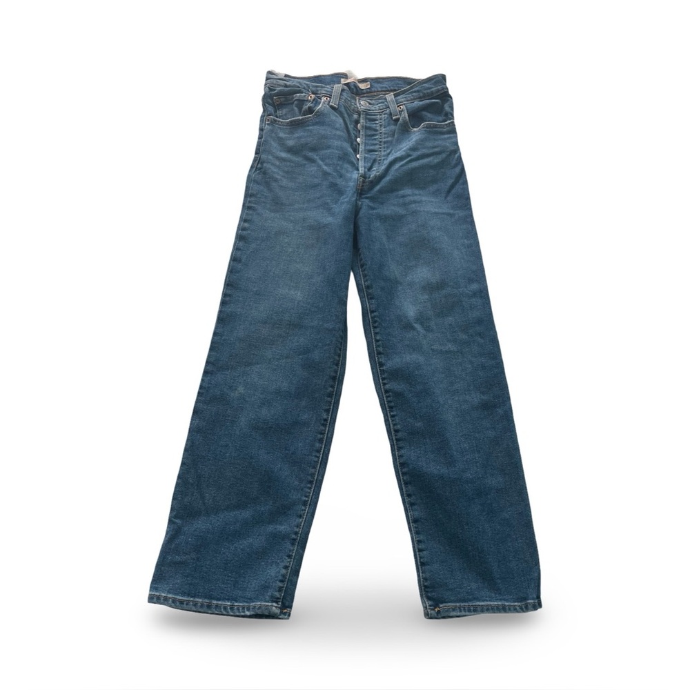 Levi's Women's Ribcage Boot Cut Jeans - Deep Blue